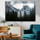 Yosemite National Park El Capitan Foggy Mountain Wall Art | by MyGreatCanvas | Canvas Wall Art Prints | Photo Prints & Wall Decor