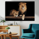 Lion Canvas Wall Art – Majestic Animal Print Artwork for by MyGreatCanvas | Canvas Wall Art Prints | Photo Prints & Wall Decor