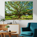 Majestic Oak Tree Wall Art – Serene Nature Canvas Print with