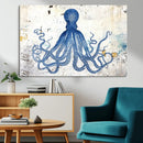 Octopus Canvas Wall Art | Coastal Marine Life Artwork for by MyGreatCanvas | Canvas Wall Art Prints | Photo Prints & Wall Decor