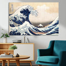 Wall Art Kanagawa Canvas Artwork Abstract Print
