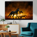 Horse Wall Art Canvas Print, Multi Panel Animal Canvas Print