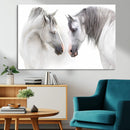 White Horse Wall Art Animal Canvas Print by MyGreatCanvas | Canvas Wall Art Prints | Photo Prints & Wall Decor
