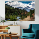 San Juan Nal Forest Wall Art Landscape Canvas Print