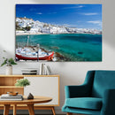 Santorini Wall Art Canvas Print