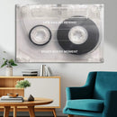 Vintage Cassette Tape Canvas Wall Art - Inspirational 'Life by MyGreatCanvas | Canvas Wall Art Prints | Photo Prints & Wall Decor