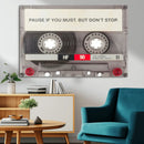 Music Cassette Iconic Wall Art Canvas Print by MyGreatCanvas | Canvas Wall Art Prints | Photo Prints & Wall Decor