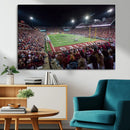 Mississippi State Bulldogs Stadium Wall Art Canvas Print –
