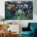 American Football Playing Wall Art Canvas Print by MyGreatCanvas | Canvas Wall Art Prints | Photo Prints & Wall Decor