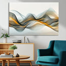 Abstract Wave Canvas Wall Art – Fluid Contemporary Elegance