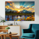 Grand Teton Park Sunrise Wall Art – Vibrant Landscape Canvas by MyGreatCanvas | Canvas Wall Art Prints | Photo Prints & Wall Decor
