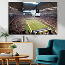 Dallas Cowboys Football Team Print - Arlington AT&T Stadium by MyGreatCanvas | Canvas Wall Art Prints | Photo Prints & Wall Decor