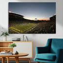 Oregon Ducks Football Team Print - Eugene Autzen Stadium