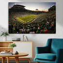 Oregon Stadium Canvas Wall Art - Captivating Game Day Scene