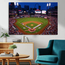 St. Louis Cardinals Baseball Team Print - Busch Stadium Wall by MyGreatCanvas | Canvas Wall Art Prints | Photo Prints & Wall Decor