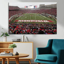 Wisconsin Badgers Team Print Canvas - Madison Camp Randall