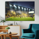 Columbus Crew Stadium Match Triple Canvas Wall Art - Dynamic