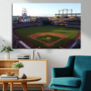 Colorado Rockies Coors Field Wall Art Canvas Print - MLB