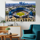 Los Angeles Dodgers Dodger Stadium Wall Art Canvas Print -