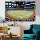 Texas Rangers Baseball Team Print - Arlington Globe Life