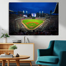 Truist Park Night Game Canvas Art - Atlanta Braves Stadium