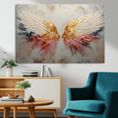 Golden Angel Wings Wall Art Canvas Print – Stunning Abstract by MyGreatCanvas | Canvas Wall Art Prints | Photo Prints & Wall Decor
