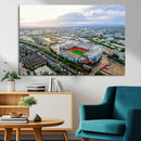 Old Trafford Manchester United Stadium Wall Art Canvas Print