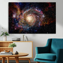 Nebula and Galaxies in Space Wall Art Canvas Print, Spiral
