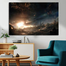 Avengers Planet Wall Art Canvas Print