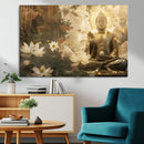Zen Buddha Wall Art Canvas Print | Peaceful Meditation Decor