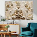 Serene Buddha Wall Art | Yoga Room Decor and Meditation Wall