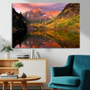 Colorado Rockies Mountain Sunset Wall Art | Ready to Hang by MyGreatCanvas | Canvas Wall Art Prints | Photo Prints & Wall Decor