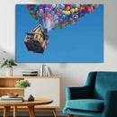 Carl Fredricksen, Up Movie Wall Art, Balloons Wall Art, Air