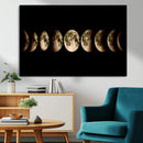 Phases of the Moon Wall Art | Canvas Print for Modern Wall by MyGreatCanvas | Canvas Wall Art Prints | Photo Prints & Wall Decor