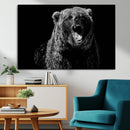 Bear Canvas Print | Wildlife Wall Art for Cabin Decor |