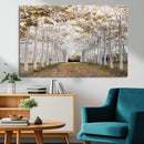 Forest Grove Wall Art | Serene Pathway Canvas Print | Ready