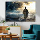 Jesus Walking Water Wall Art – Inspirational Christian by MyGreatCanvas | Canvas Wall Art Prints | Photo Prints & Wall Decor
