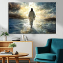 Jesus Walking on Water Wall Art | Canvas Print | Ready to