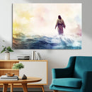 Watercolor Jesus Walking on Water Canvas Print, Christian by MyGreatCanvas | Canvas Wall Art Prints | Photo Prints & Wall Decor