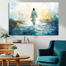 Watercolor Jesus Walking on Water Canvas Print, Christian by MyGreatCanvas | Canvas Wall Art Prints | Photo Prints & Wall Decor