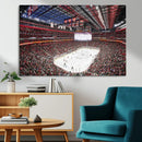 Barton Malow Little Caesars Arena Detroit Wall Art Canvas