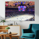 Madison New York Rangers Hockey Stadium Wall Art Canvas