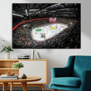 Vaudoise Lausanne Ice Hockey Arena Stadium Wall Art Canvas,