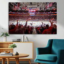 Carolina Hurricanes Ice Hockey Stadium Wall Art, Carolina