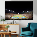 SMU Mustangs Football Team Print - Dallas Gerald J. Ford
