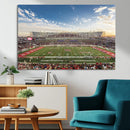 Framed Houston Cougars Football Team Print - Houston TDECU by MyGreatCanvas | Canvas Wall Art Prints | Photo Prints & Wall Decor