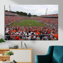Virginia Cavaliers Football Team Print - Charlottesville Scott Stadium Print Wall Art Canvas by MyGreatCanvas | Canvas Wall Art Prints | Photo Prints & Wall Decor