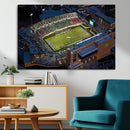 University of North Texas Mean Green Football Artwork,