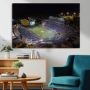 Duke University Blue Devils Football Print Canvas - Durham