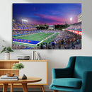 University of Kansas Jayhawks Football Team Print Canvas- by MyGreatCanvas | Canvas Wall Art Prints | Photo Prints & Wall Decor
